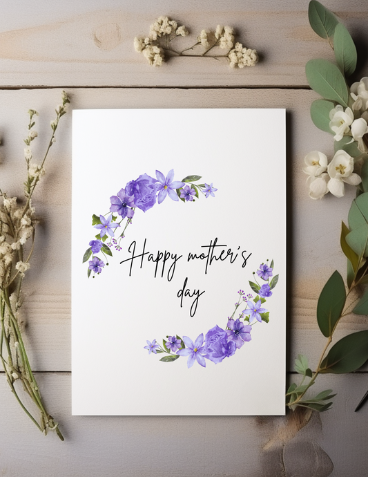 Happy Mother’s Day Purple Vines